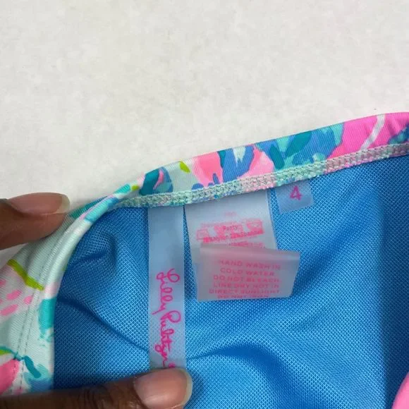 Lilly Pulitzer Womens Taj Bikini Swimsuit Bottom Colorful Beach Pool Size 4 - Picture 3 of 7